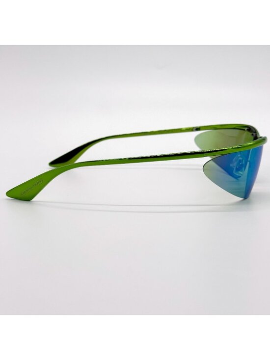 NEW BOTTEGA VENETA SUNGLASSES BV1174S 003 GREEN/GREEN UNISEX EYEWEAR